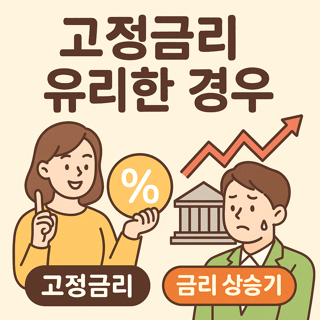 고정금리 유리한 경우 관련 사진