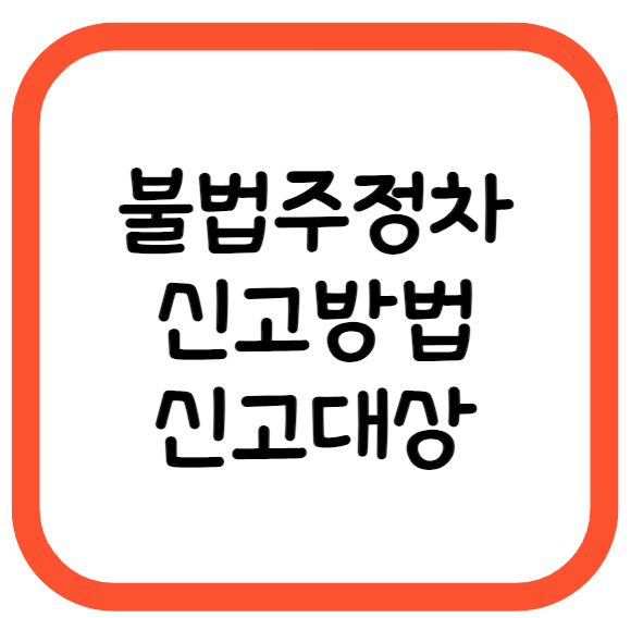 불법주정차신고방법