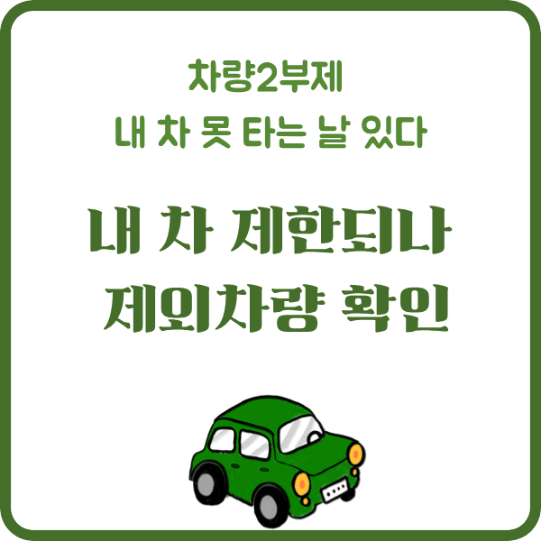 차량 2부제, 5부제 체외차량 썸네일