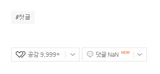 신민아-블로그-첫글