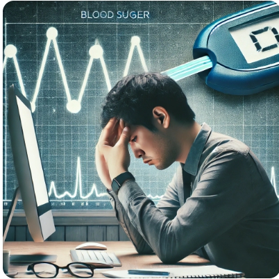 혈당 스파이크 증상 :집중력 저하, 멍한 느낌