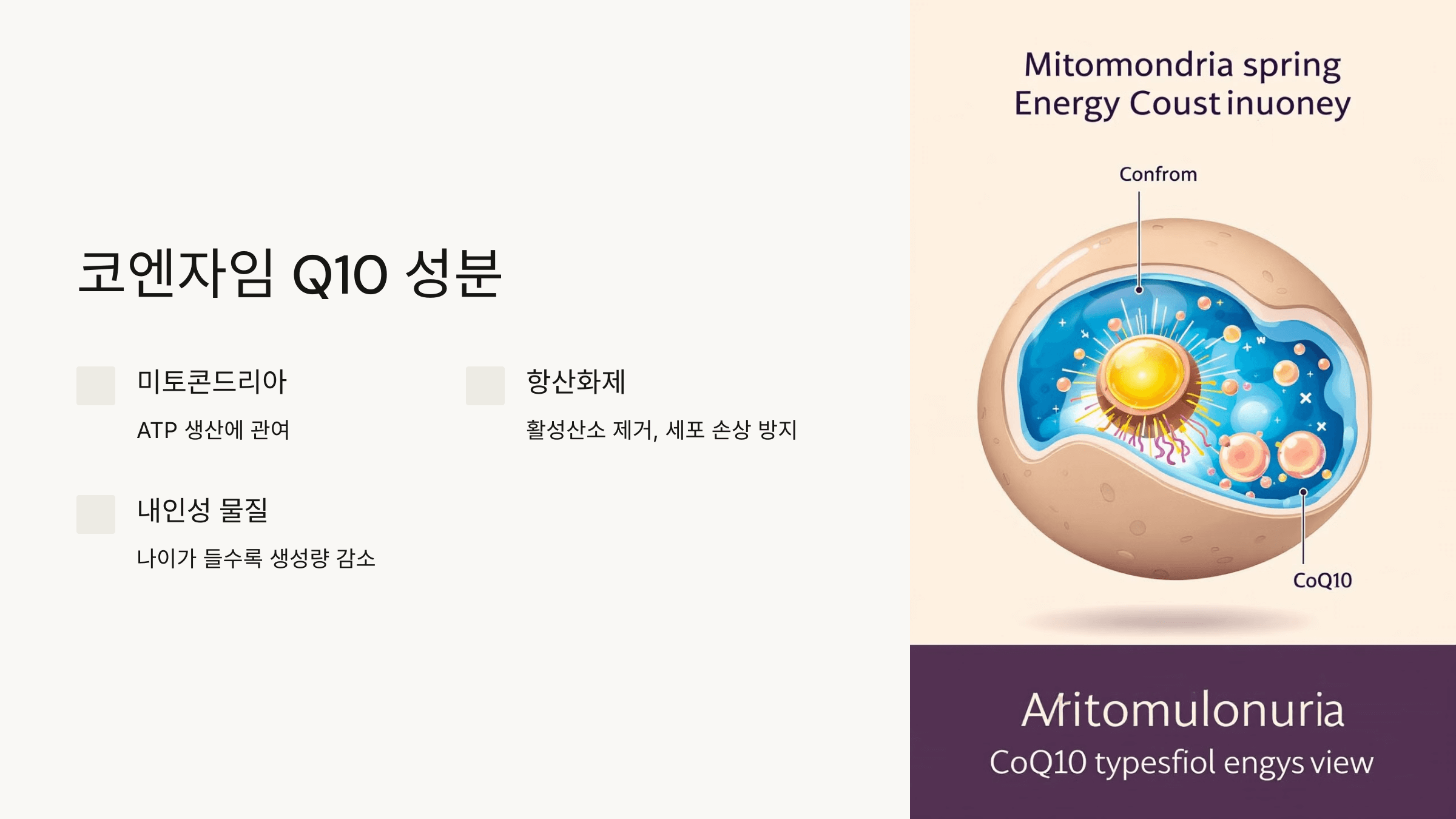 코엔자임q10과 관련된 사진입니다.