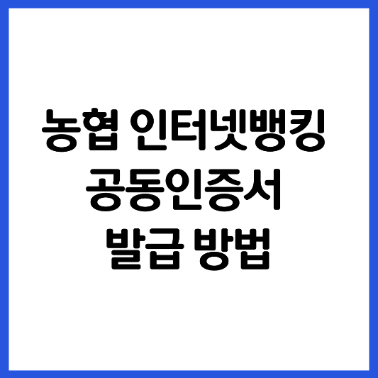 농협-인터넷뱅킹-공동인증서-발급-방법