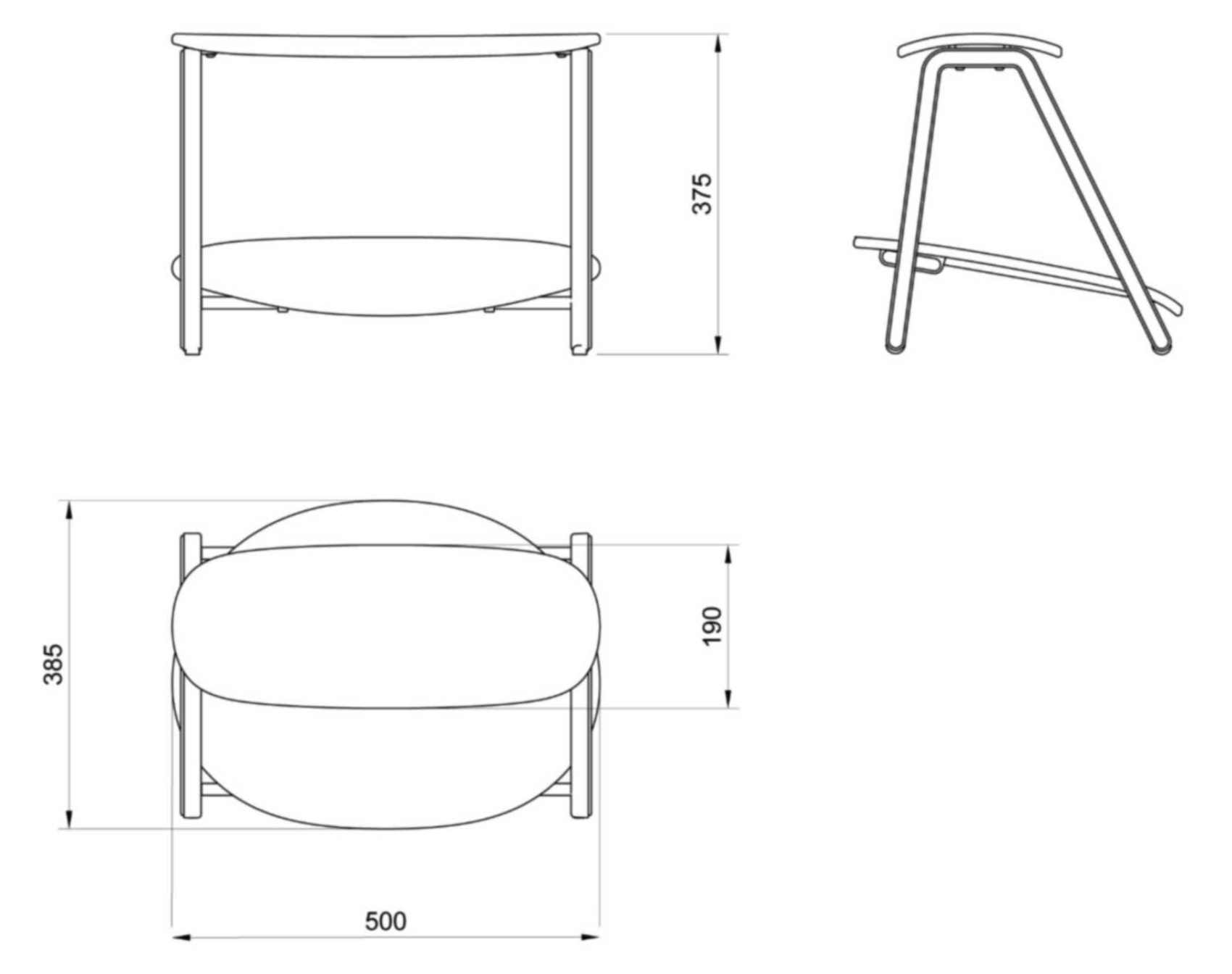 로우모 더블스텝퍼포먼스 - 높이 조절 2단 발받침대 크기