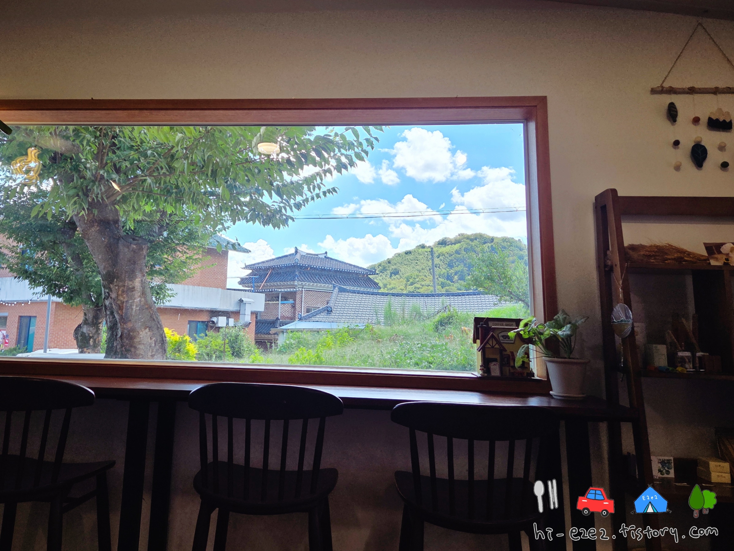 구례 사나래밀 카페 내부 인테리어