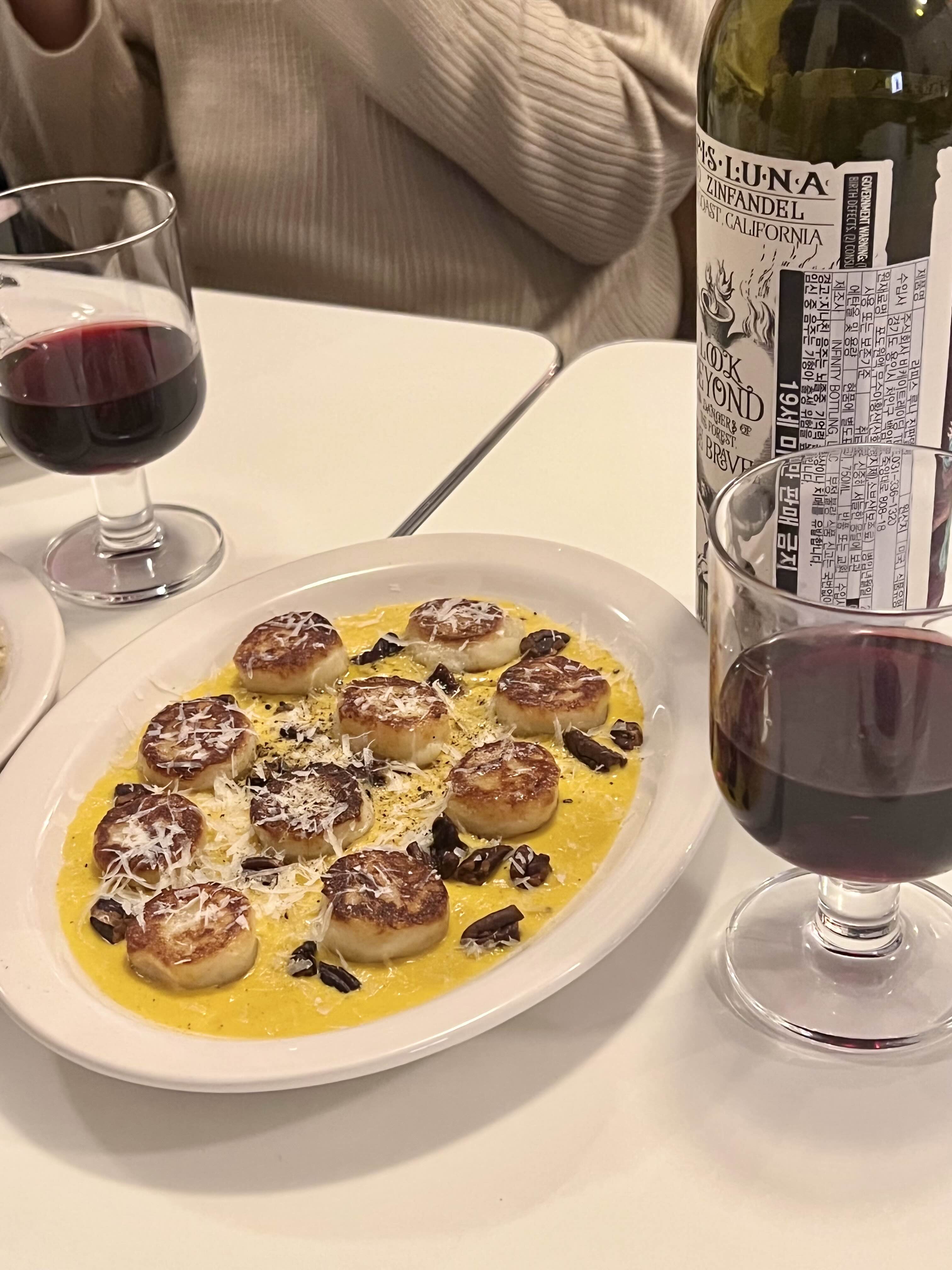 한남동 hick 뇨끼 맛집 단호박 뇨끼