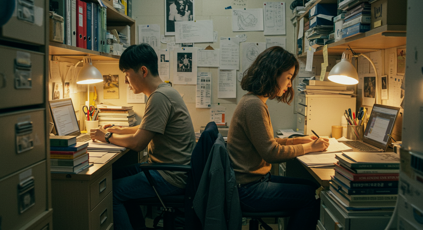 사무실 벽면 간단 인테리어