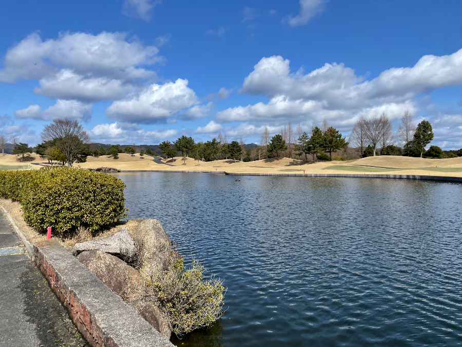 가사기 골프 클럽 파란연못