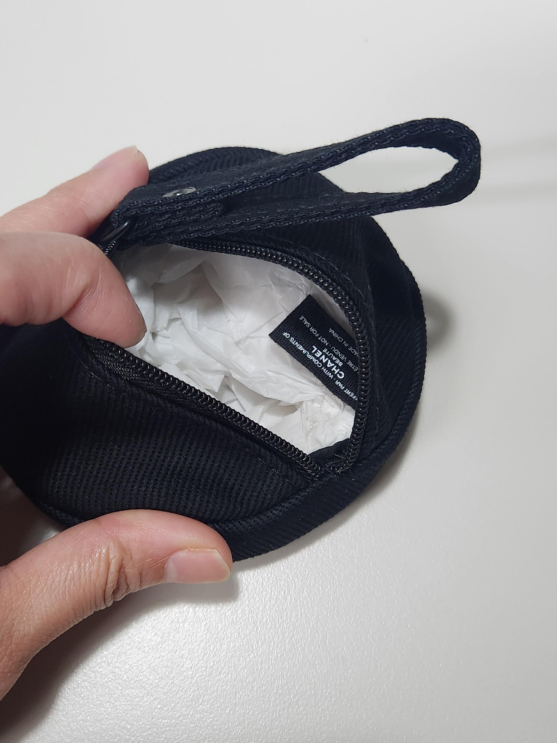 샤넬 레드등급 생일선물 초대장 원형파우치