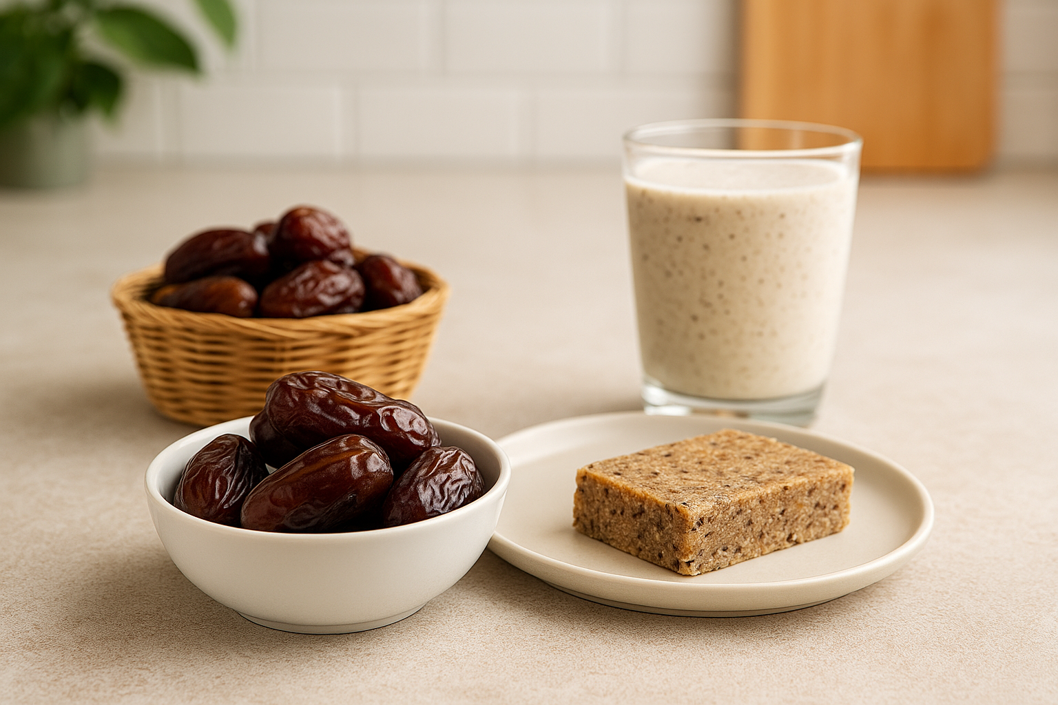 중동산 대추야자와 고단백 다이어트 디저트 세트