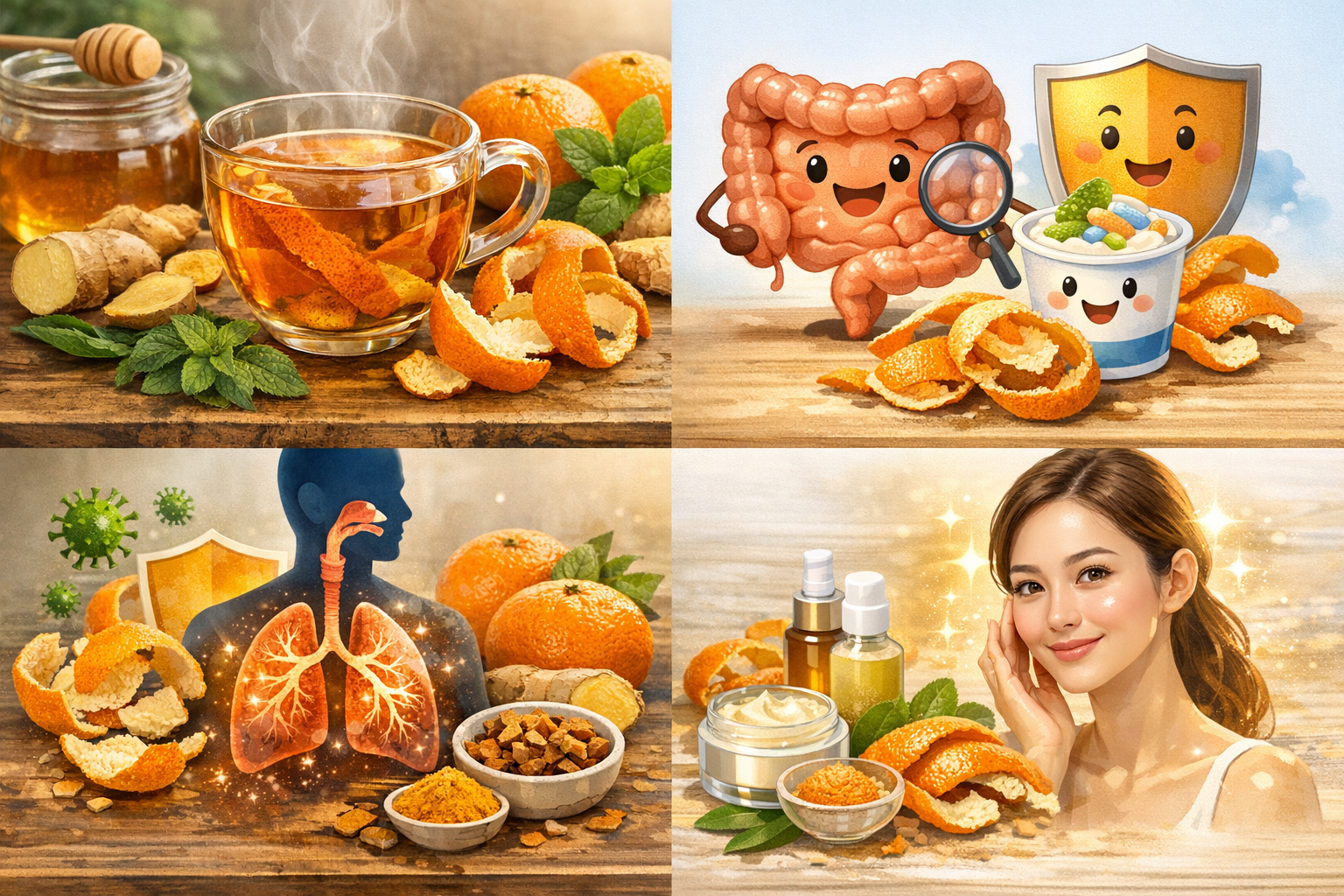 귤껍질 효능 이미지