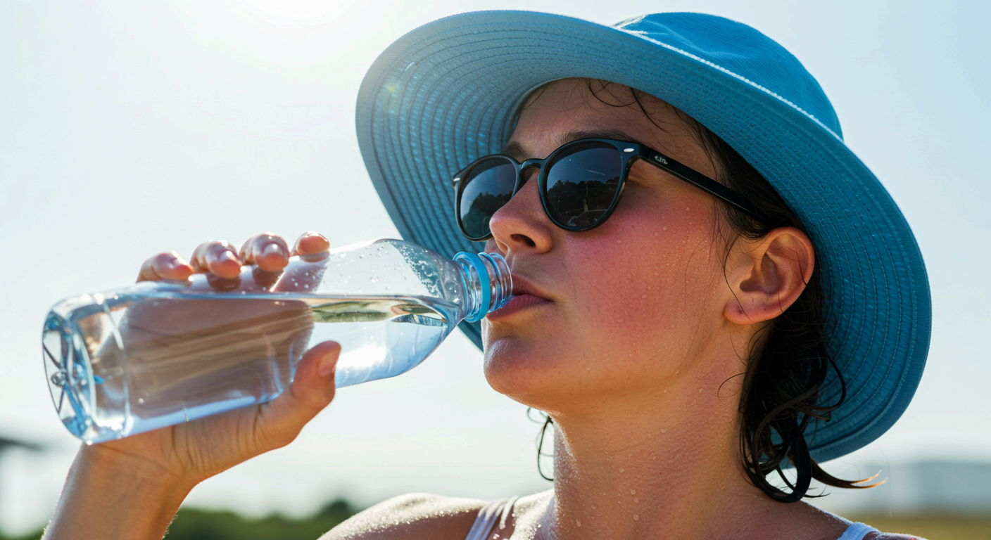 폭염 속 외출&amp;#44; 열사병 위험을 조심하세요