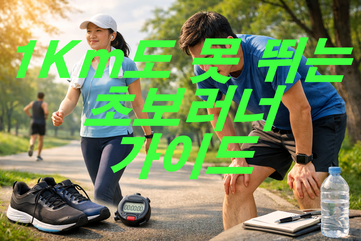 1km도 못 뛰는 사람을 위한 전략! 초보러너들의 러닝 가이드