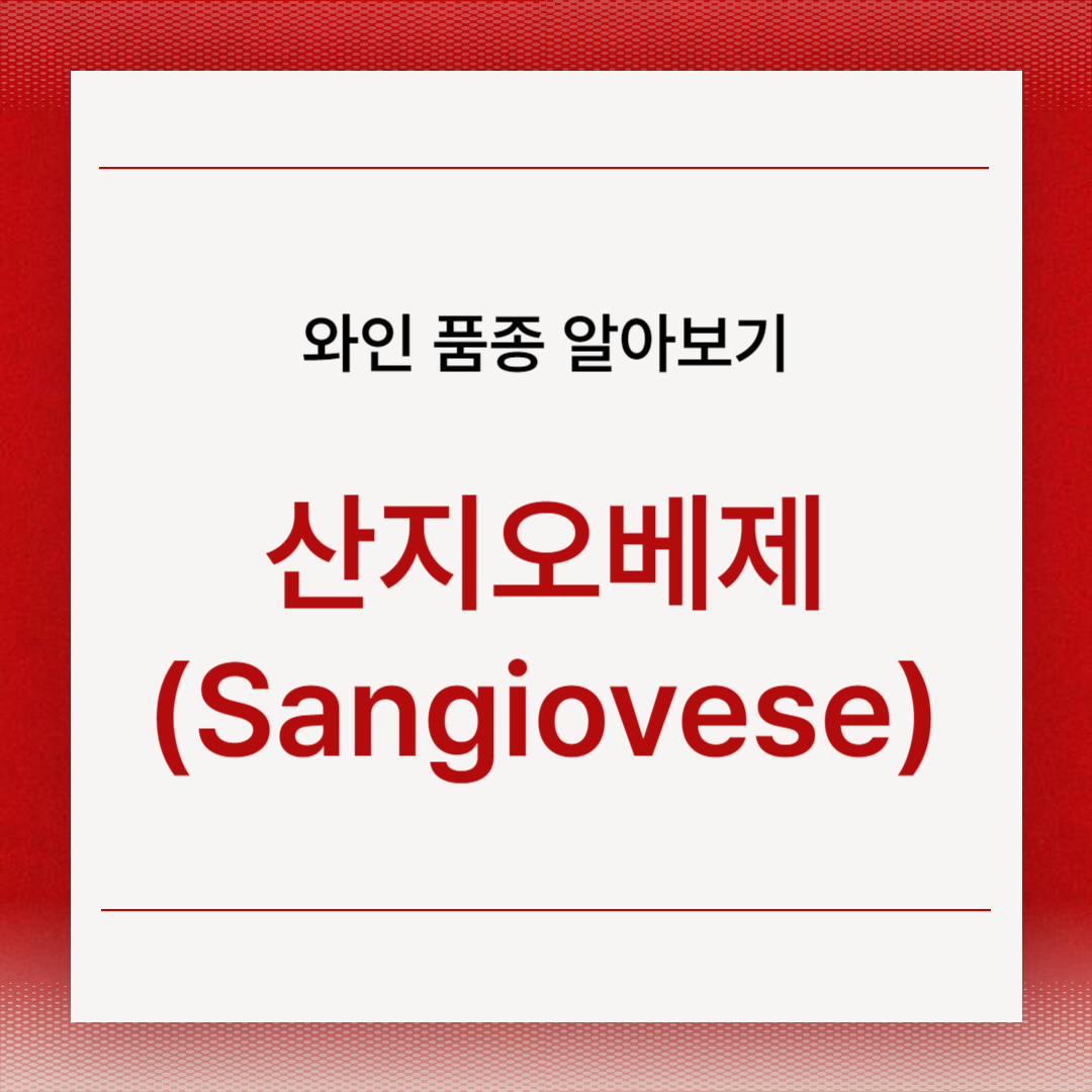 산지오베제(Sangiovese)