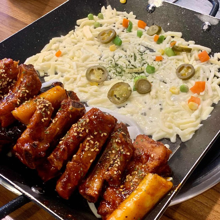 대전 둔산동 쪽갈비집, 불타는쪽갈비