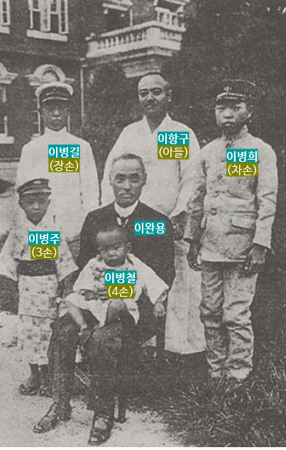 이완용 3대 가족사진 출처 국립고궁박물관