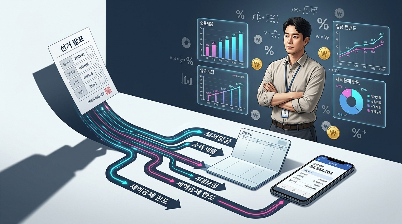 선거가 직장인 월급에 미치는 5가지 경로