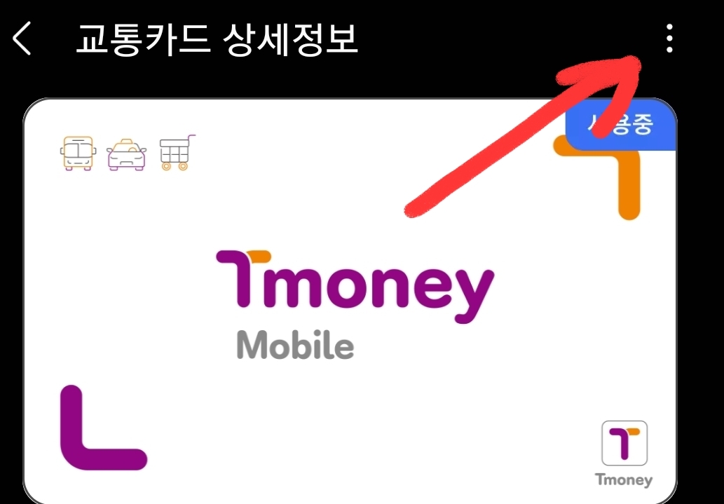 삼성페이 티머니 교통카드