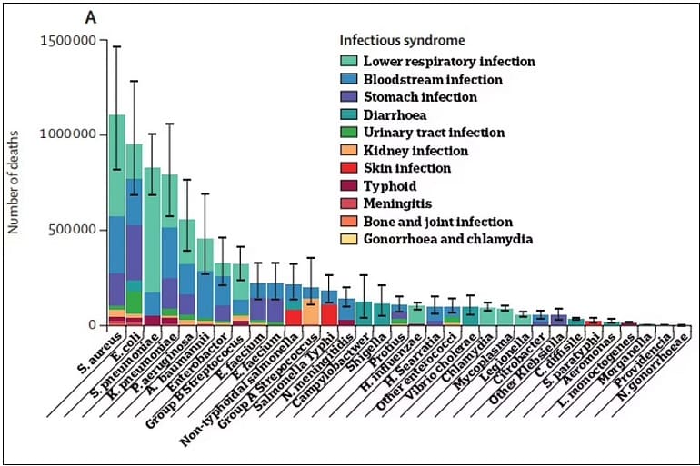 세계에서 가장 치명적인 벌레는? World's deadliest bugs REVEALED: Bacterial infections kill nearly 8MILLION people a year