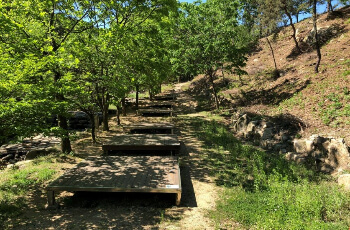 상주 성주봉 자연휴양림 야영데크 캠핑장