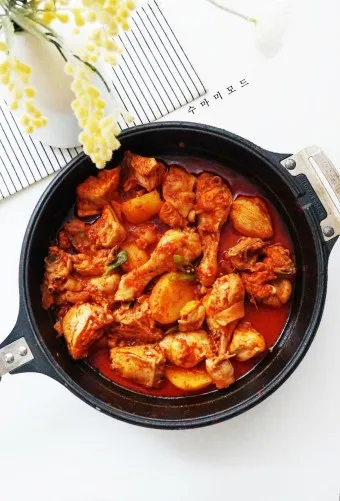 닭볶음탕 황금레시피 닭도리탕 맛있게 만드는 법_4