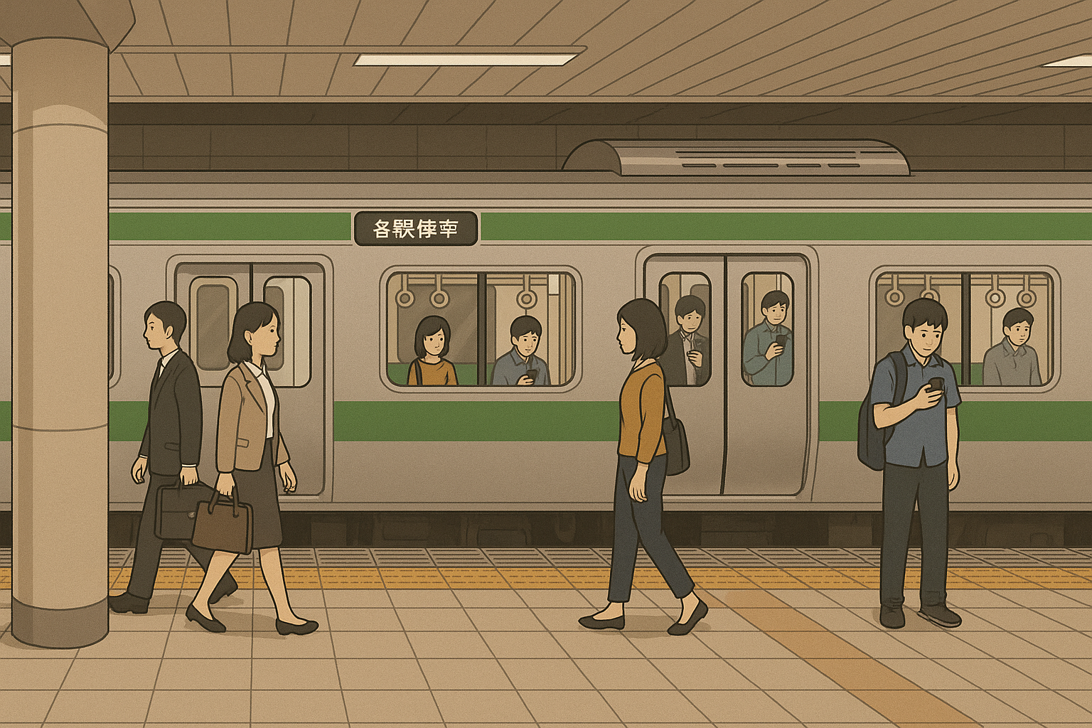 일본 지하철 안내방송으로 배우는 실전 일본어 15선