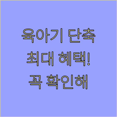 2024 하반기 확대된 육아기 근로시..