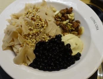 공차 밀크티 빙수