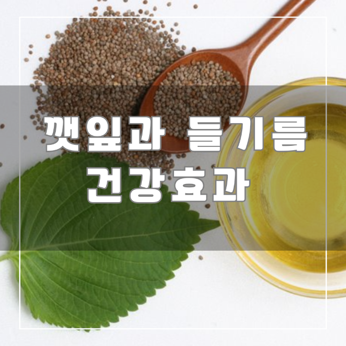 깻잎과 들기름의 건강효과