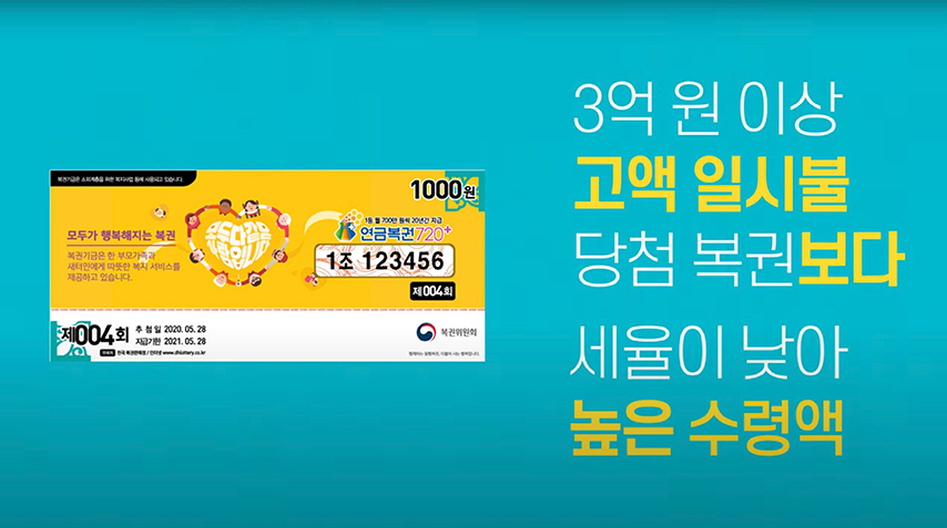 연금복권 720 추첨시간 인터넷구매 수령방법