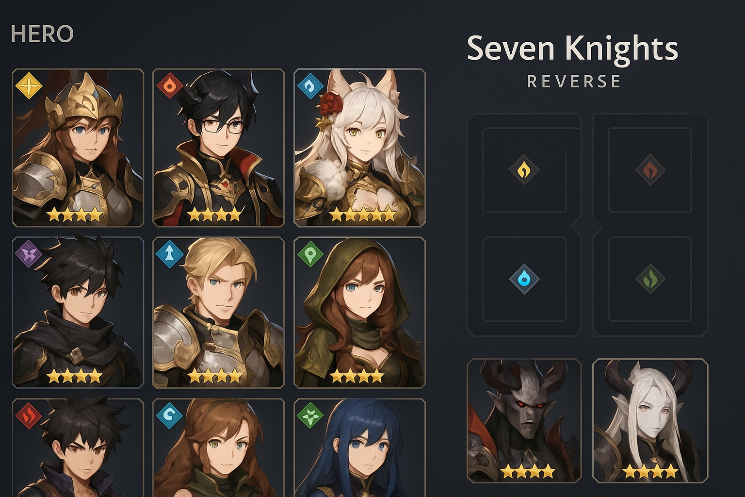 세븐나이츠 리버스 무과금 유저를 위한 완벽 가이드: 덱 추천부터 성장 전략까지