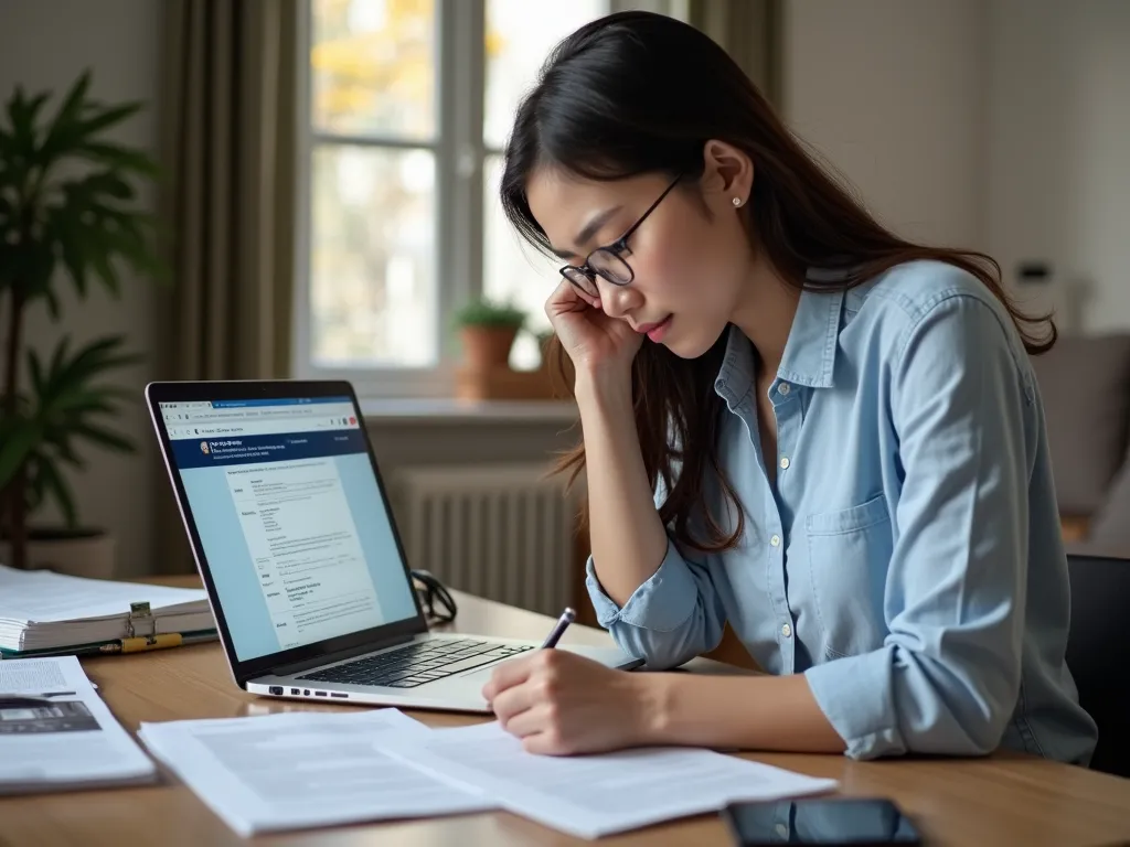 근로장려금을 신청하는 모습