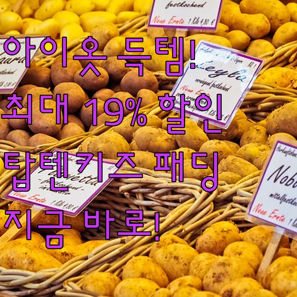 아이옷 득템 찬스! 탑텐키즈 패딩 점