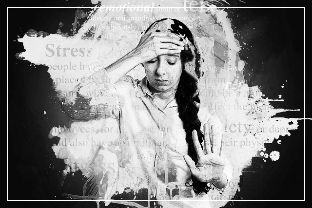 스트레스받는사진