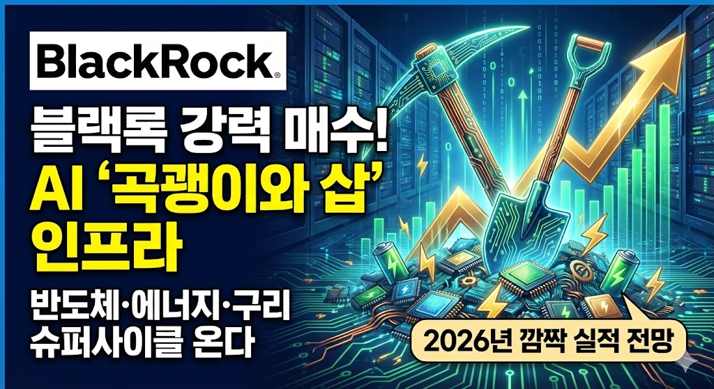 블랙록의 AI 투자 전략: 인프라 기업(에너지, 구리, 반도체) 수혜 전망