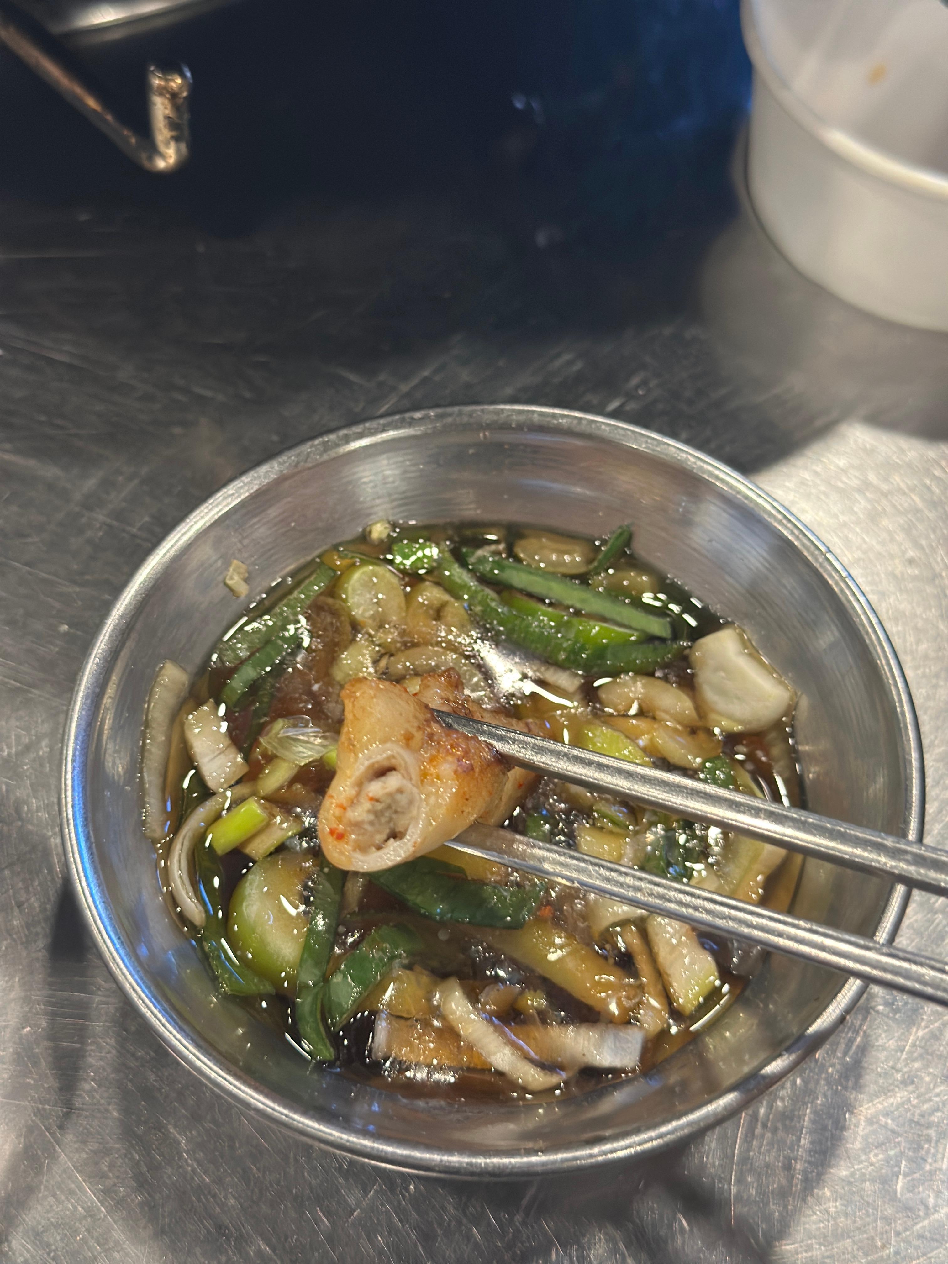 Korean beef tripe BBQ Seoul