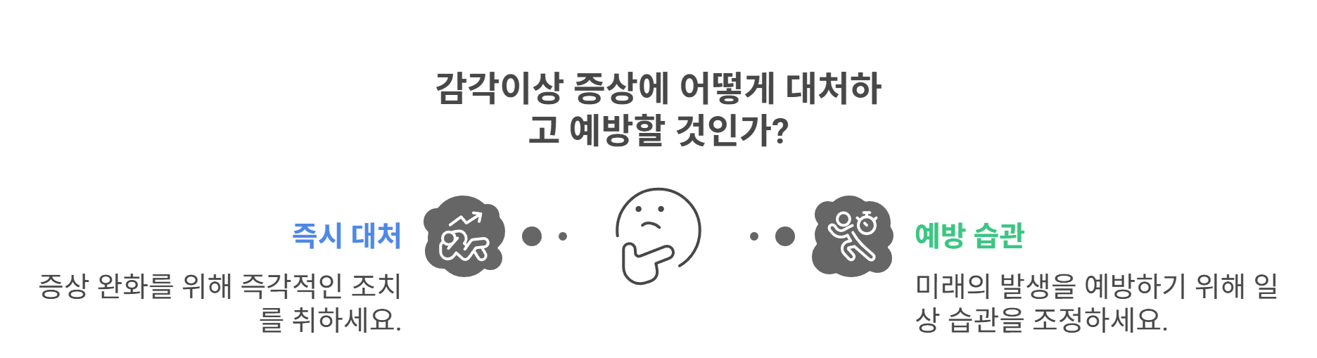 감각이상 발생 시 대처 방법과 예방법