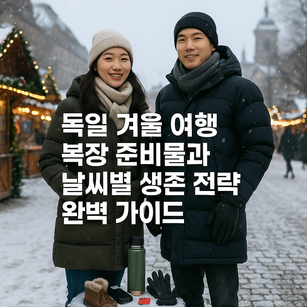 독일 겨울 여행 복장 준비물과 날씨별 생존 전략 완벽 가이드