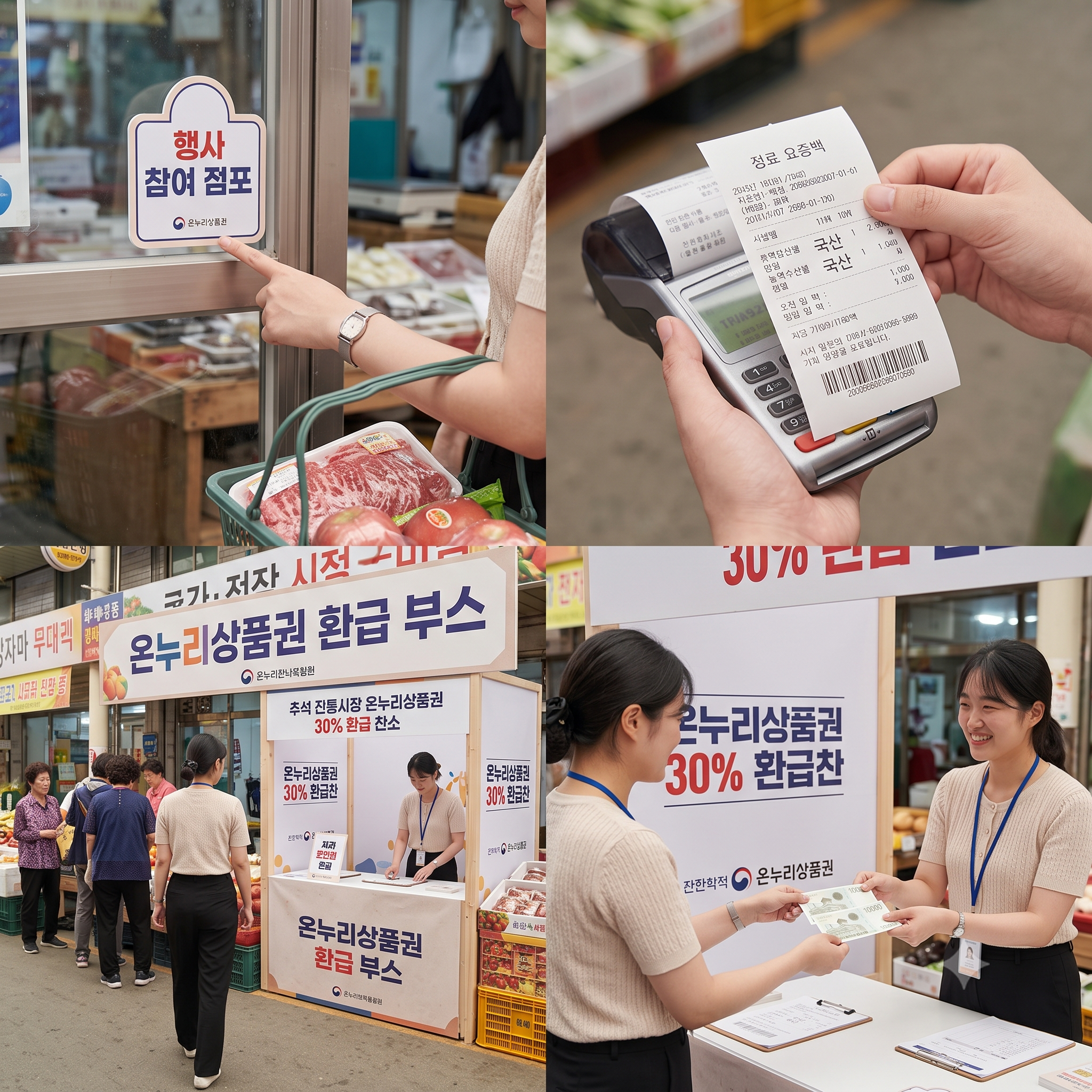 "장보고 2만 원 바로 돌려받는다고?" 2026 추석 온누리 상품권 30% 환급 받는 법 꿀팁 대방출
