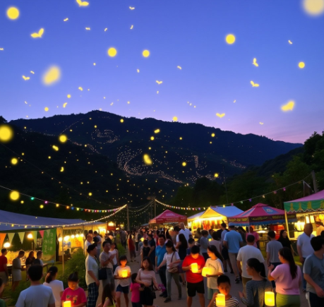 무주반딧불축제그림
