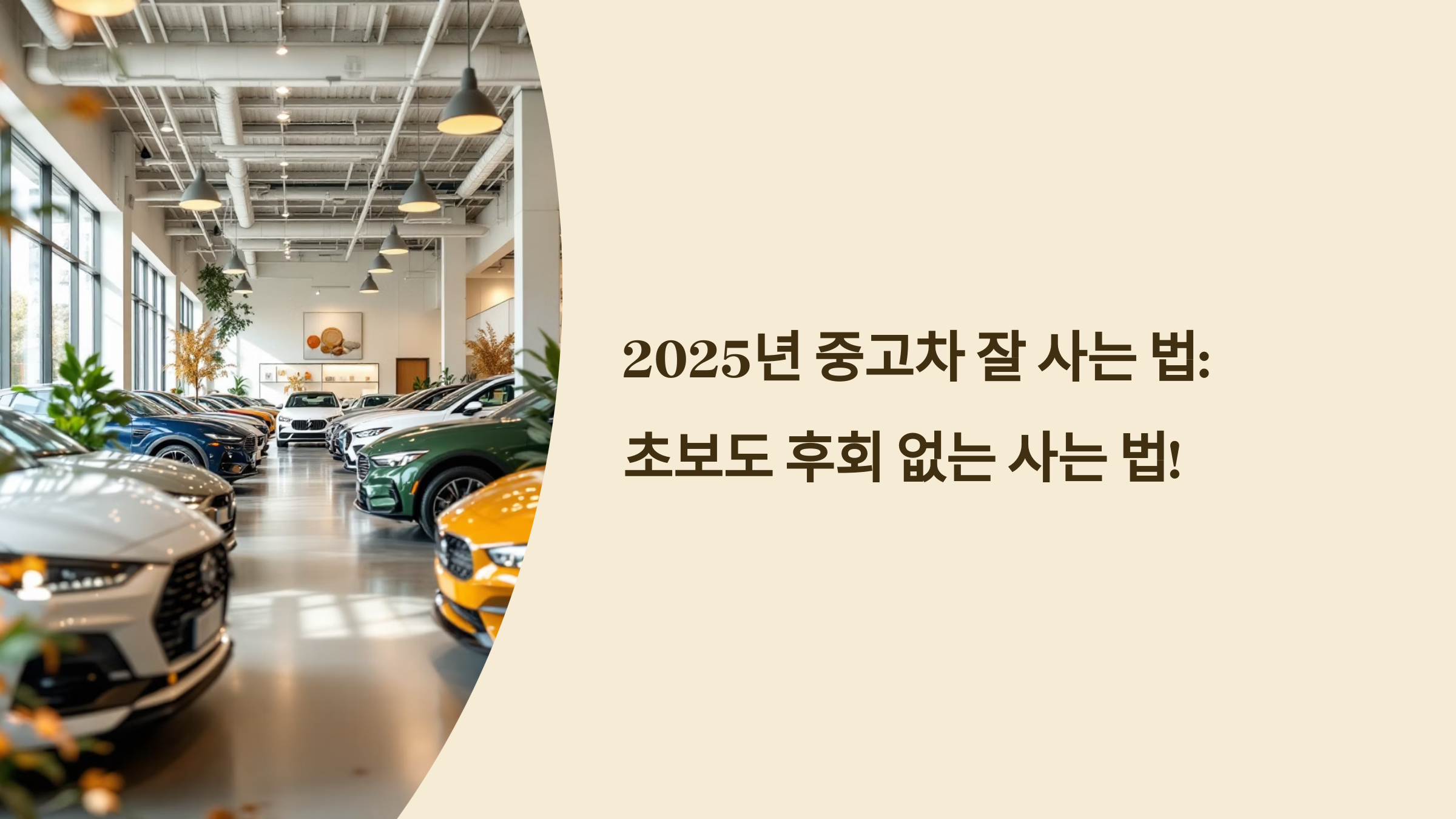 2025년 중고차 잘 사는 법: 초보도 후회 없는 사는 법!