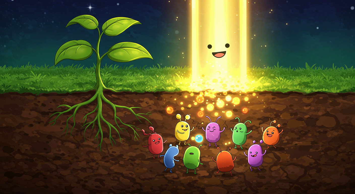 토양 먹이그물(Soil Food Web)의 이해: 살아있는 흙의 핵심 원리