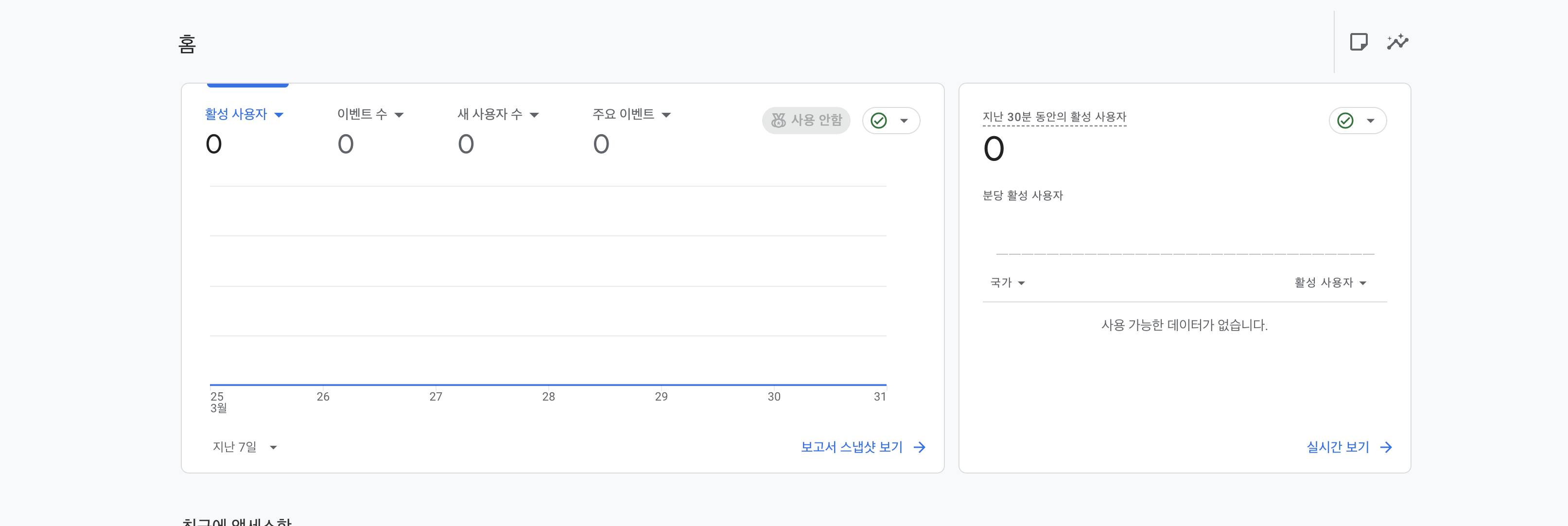 Google Analytics 페이지
