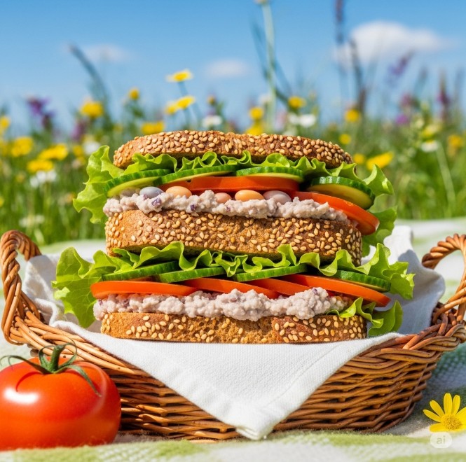 루핀콩 샌드위치