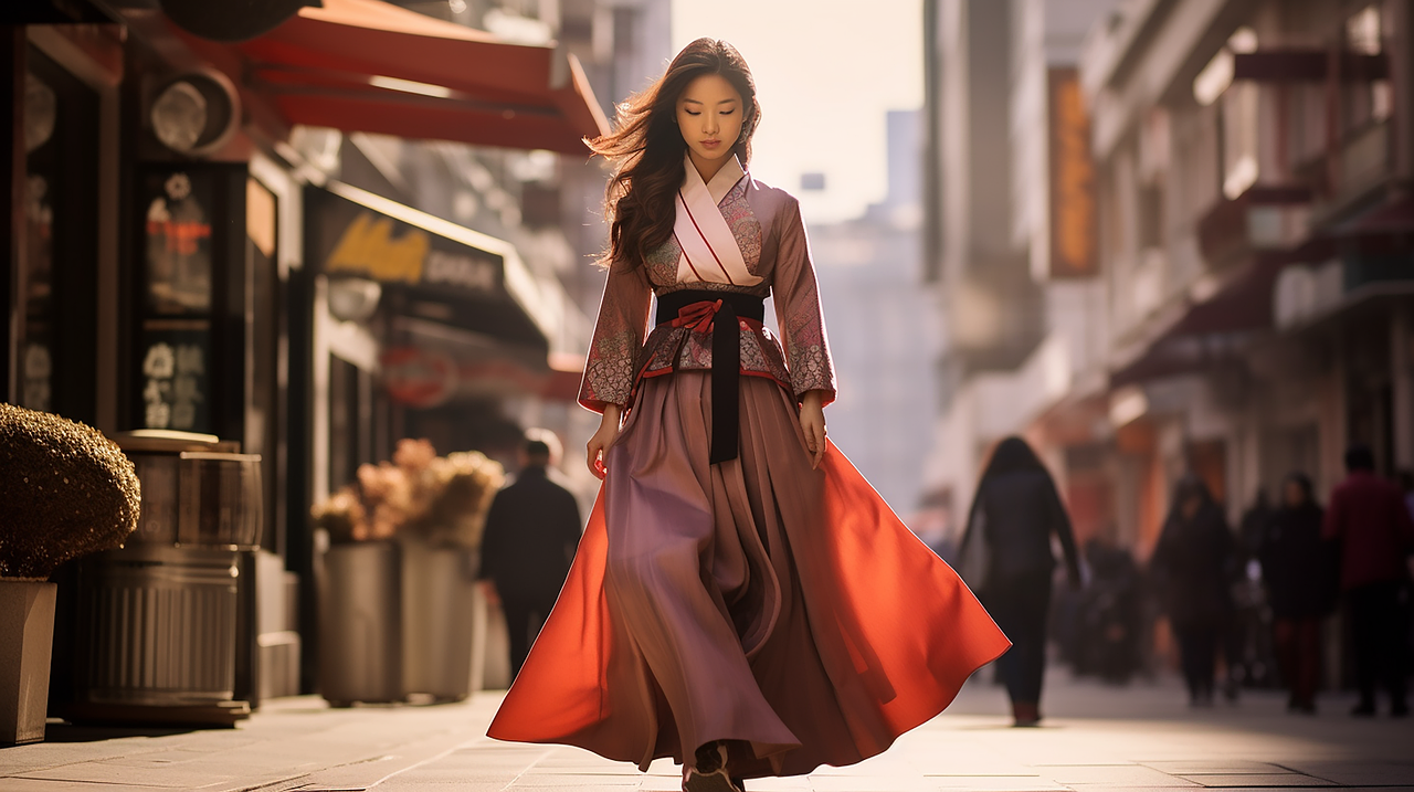 만화 선녀강림 속 한복