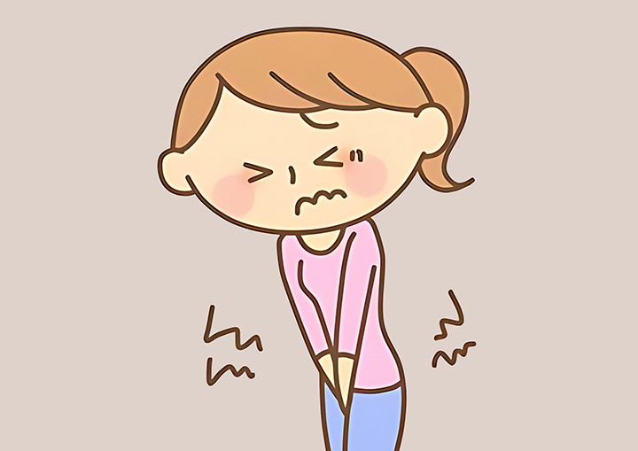 극심한-통증을-느끼는-여성