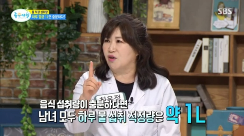 물 하루 섭취량 2L