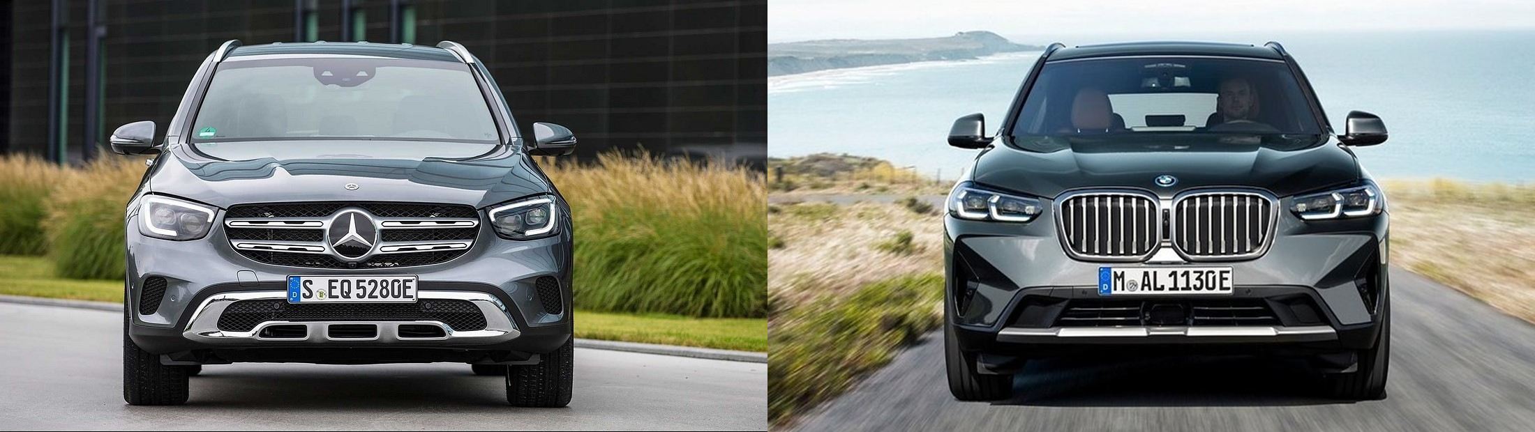 벤츠 GLC 300e, BMW X3 30e