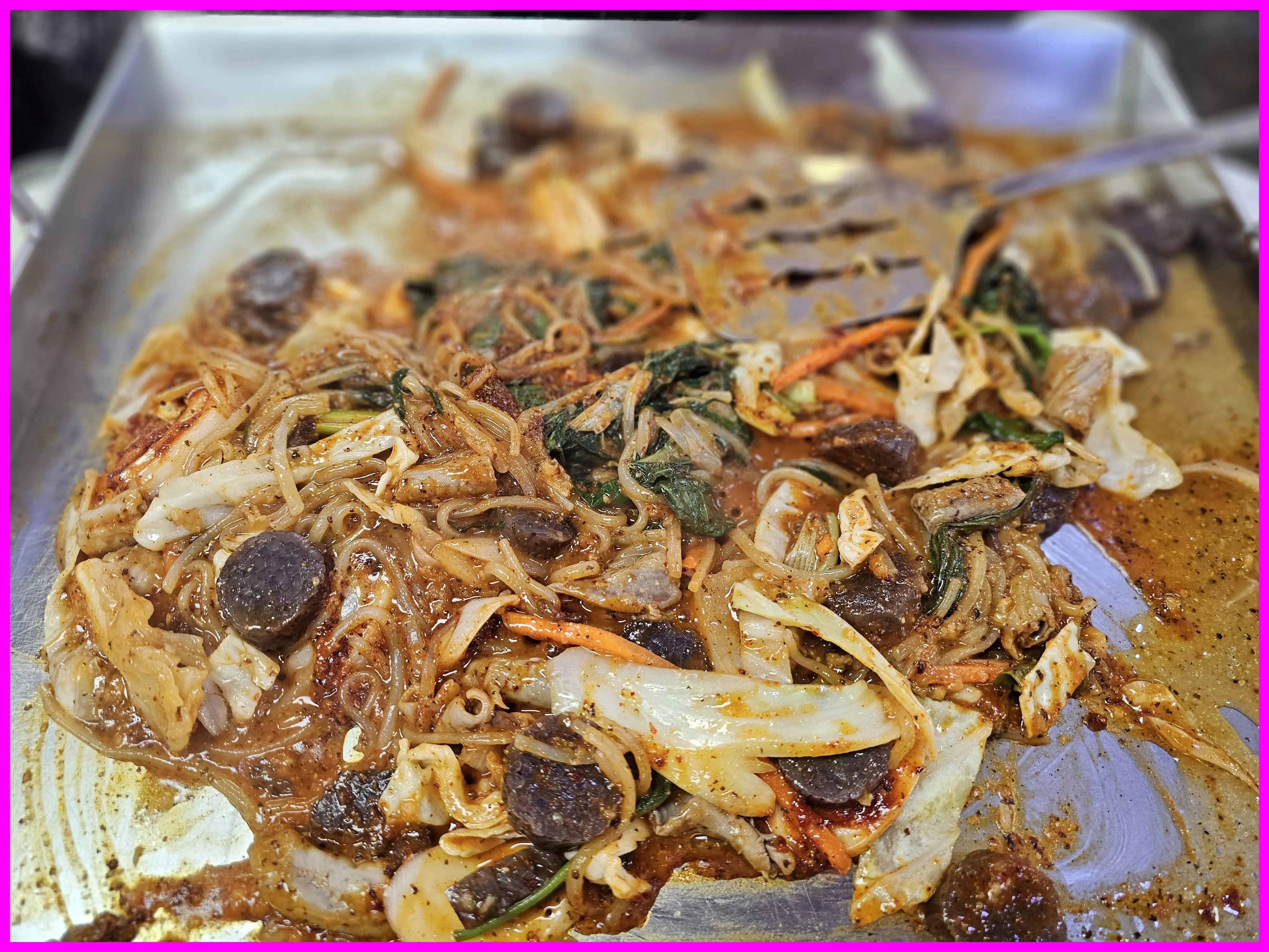 순대곱창볶음