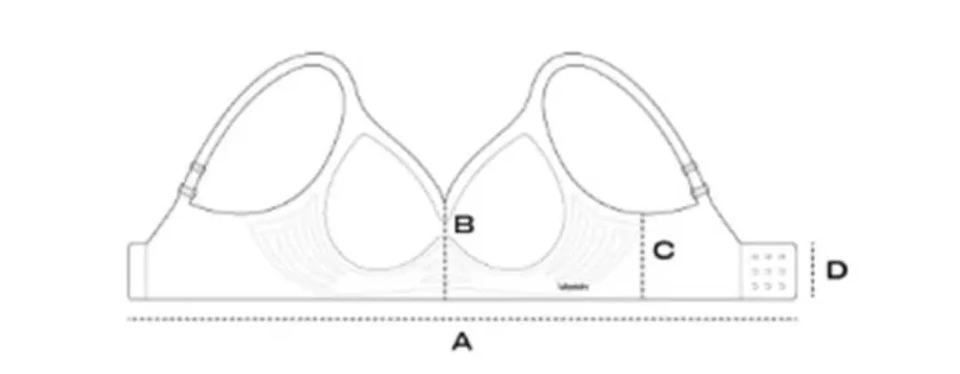 휠라 여자 언더웨어 벨로 소프트 트라이앵글 브라 사이즈 표